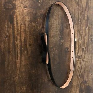 Kate Spade New York bow black belt
